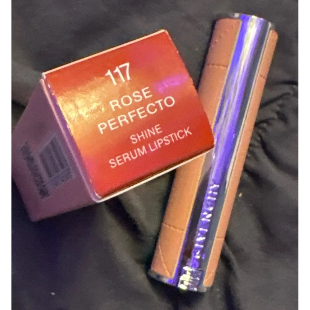 NEW Givenchy Rose Perfecto Shine Serum Lipstick 117 3.2g